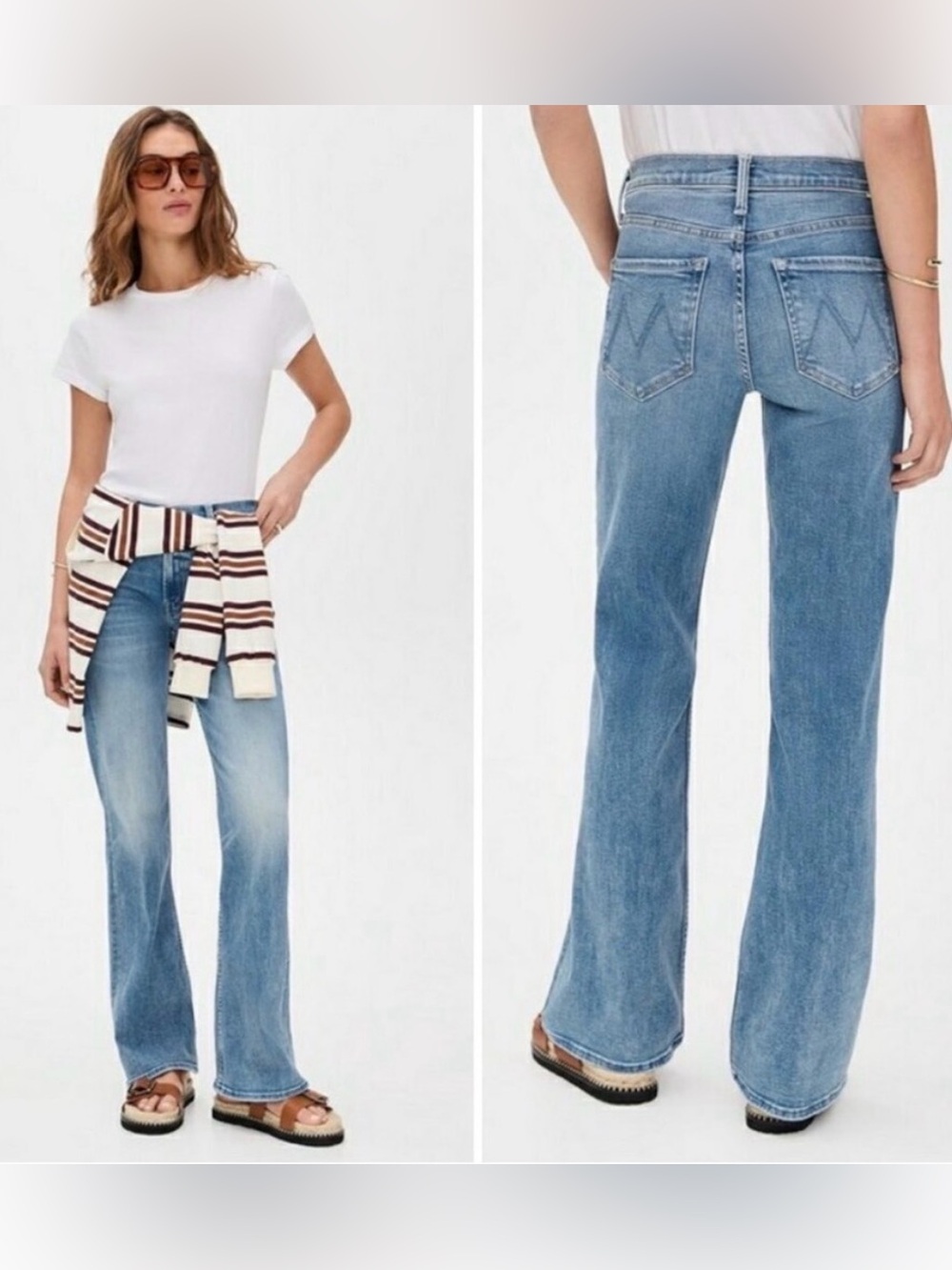 Mother Bookie Sneak Eye of the Tiger Jeans - SIZE 26